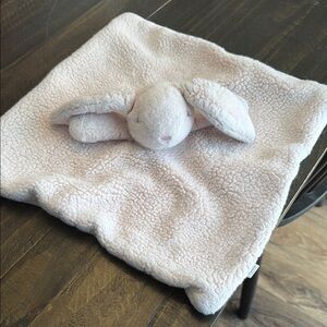 BLES LOVEY pink thick Soft Pink Bunny Lovey Blanket